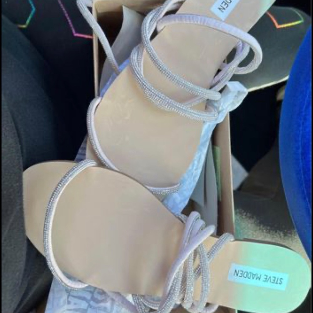 Steve Madden wrap sandals